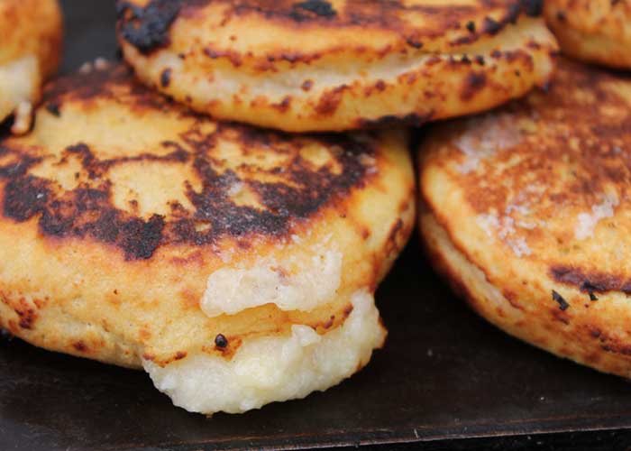 Arepas, comida latinoamericana