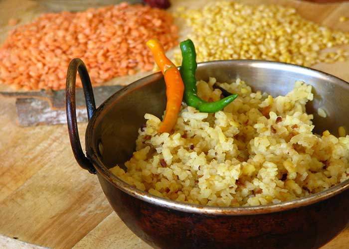 Arroz pilaf o pilaw, receta indú