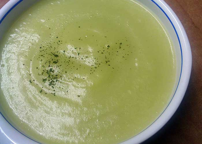 Crema de puerro o vichyssoise