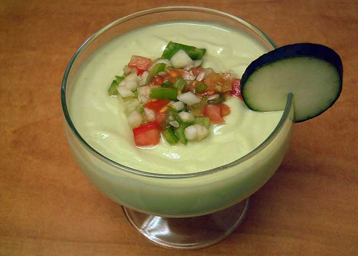 Gazpacho de aguacate