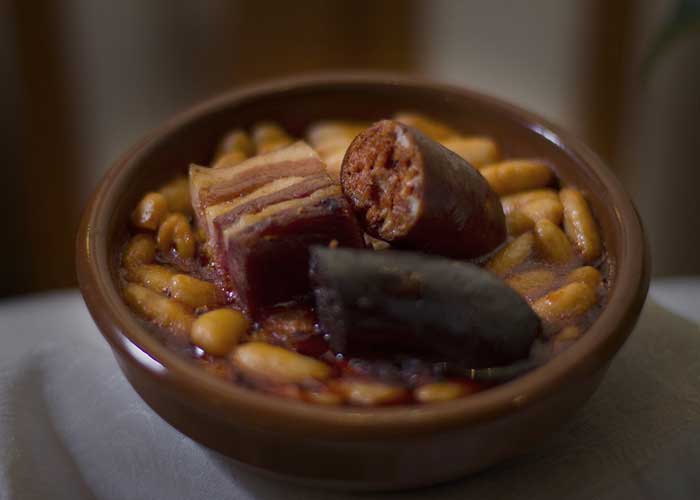 Fabada típica de Asturias