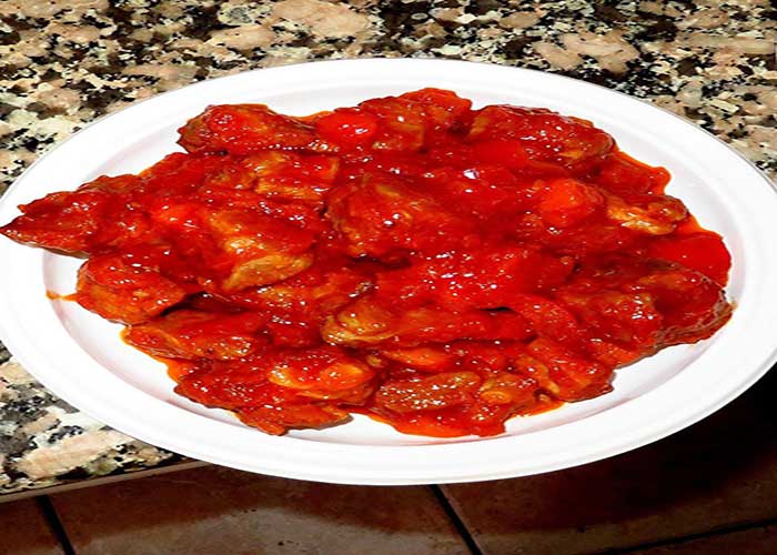 Magro con tomate o en salsa riojana