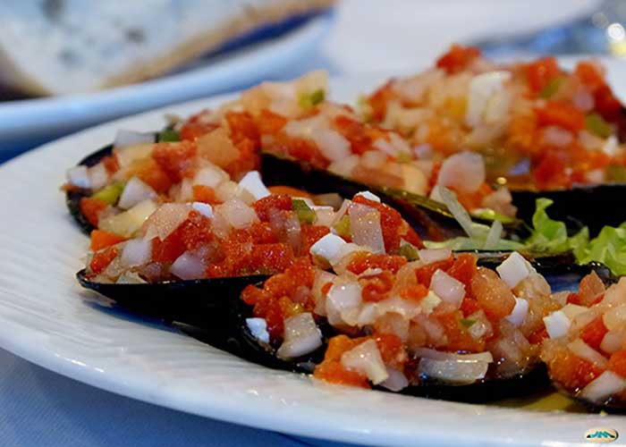 Mejillones en salsa de vinagre