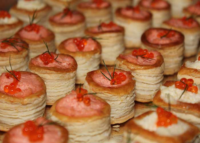 Paté de marisco para canapés