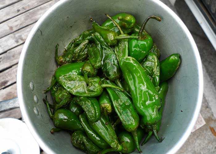 Pimientos de padrón fritos