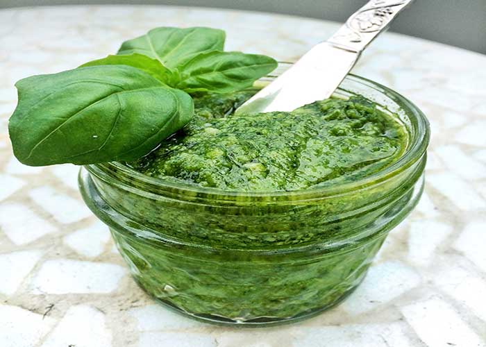 Salsa pesto ideal para pastas