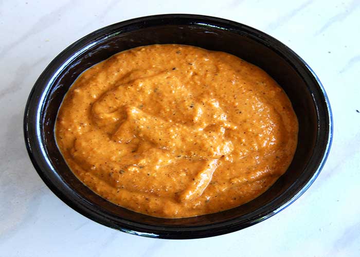 Salsa romesco típica de Cataluña para pescados y verduras